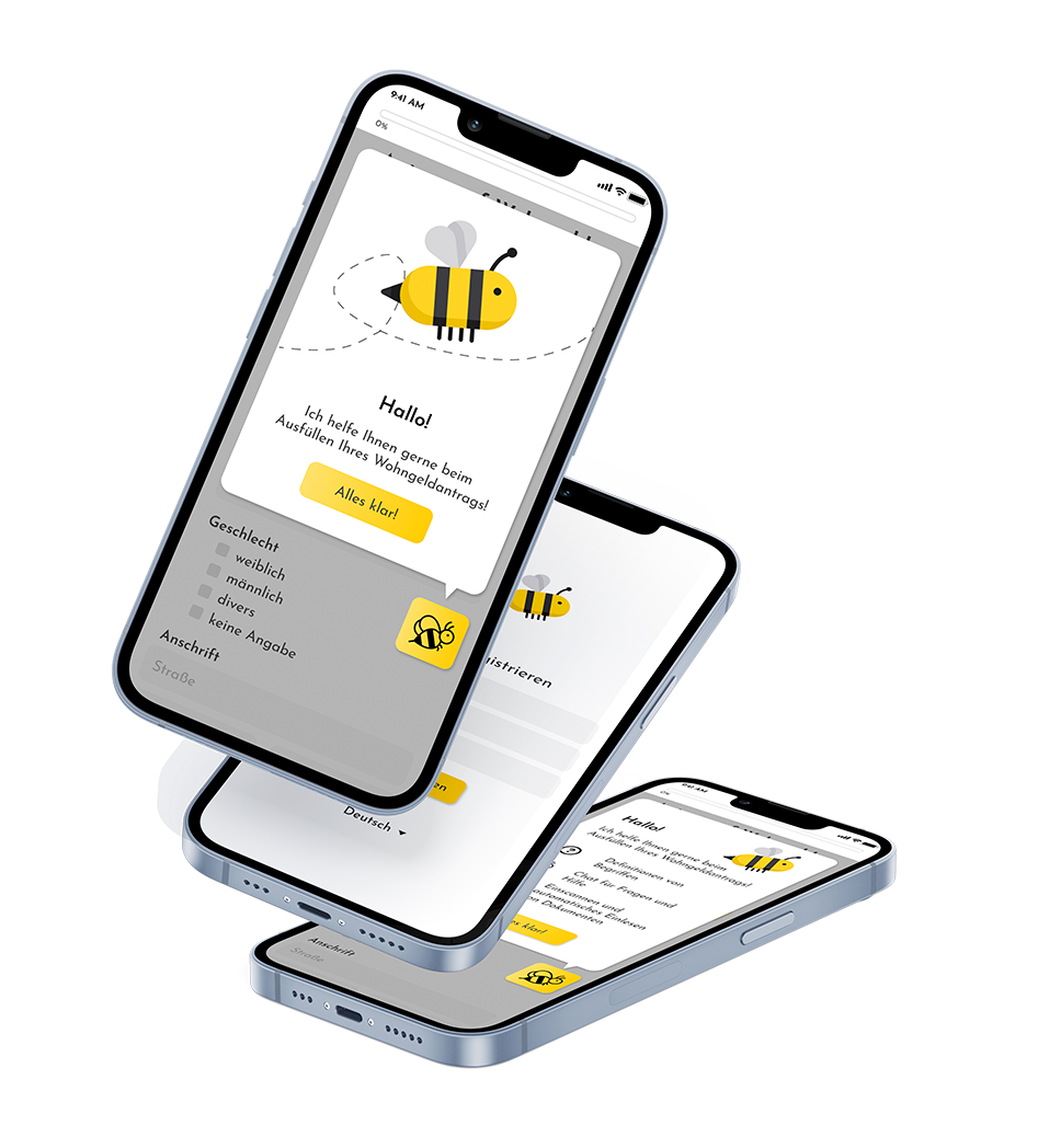 Mobile Mockup of Beeraucrat App